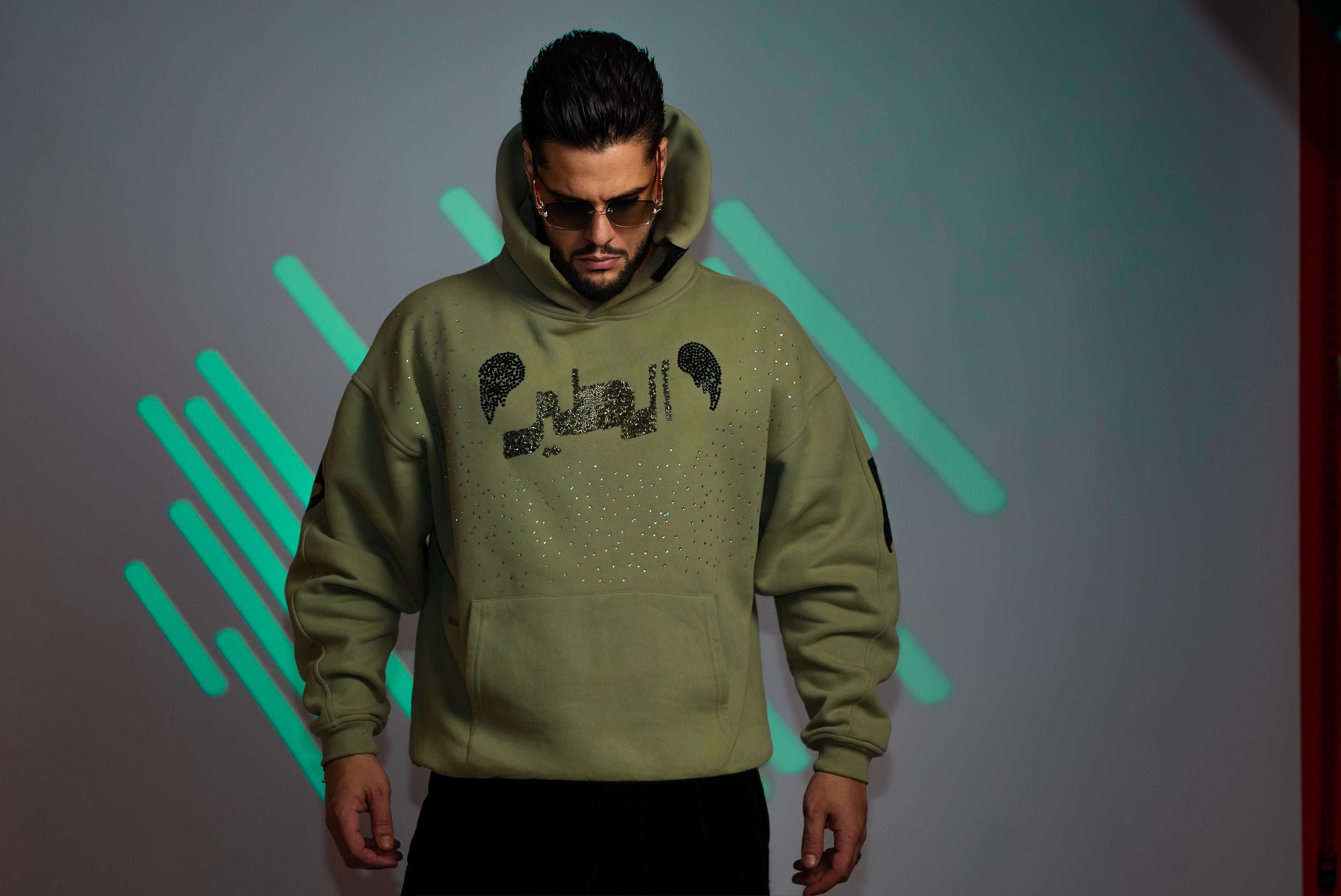 THE FALCON Hoodie — Rhinestone “Al-Tair” Edition