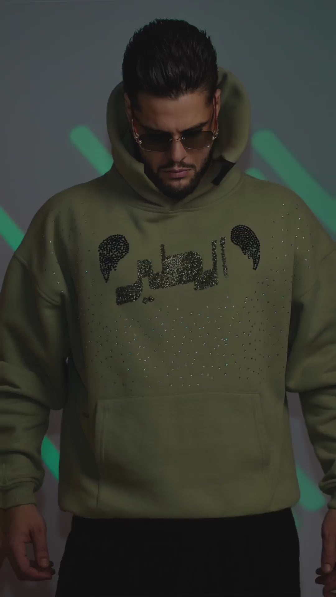 THE FALCON Hoodie — Rhinestone “Al-Tair” Edition